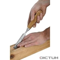 Ciseau à Bois DICTUM, Forme Courte, Largeur De Lame 6 Mm -Atelier D'outillage 701394 05 A WE 8 DICTUM Stemmeisen kurze Bauform WZ jpg c1