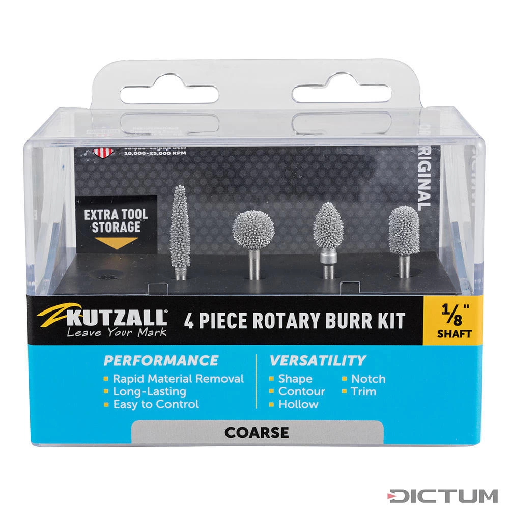 Jeu De Fraises à Râper Kutzall, Original, Gros Grain, Ø Tige 3,2 Mm – Image 2