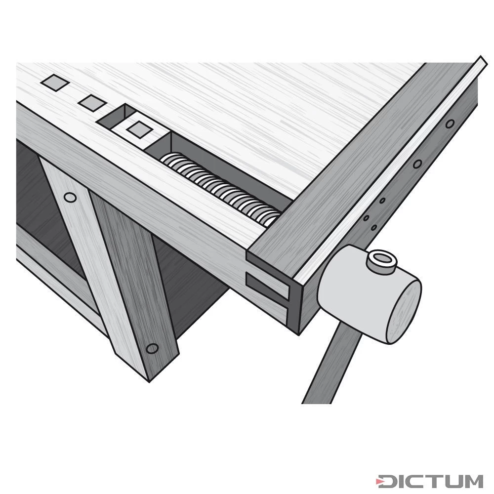 Lake Erie Toolworks Wagon Vice Presse à Chariot, Premium – Image 2