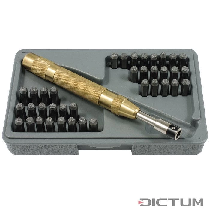 Set De Poinçons Avec 26 Lettres Et Chiffres