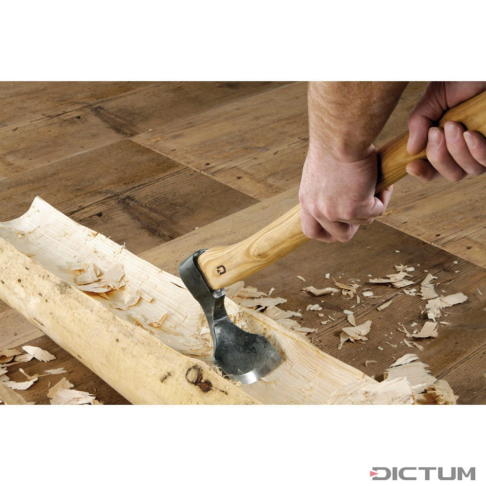 Herminette Creuse à Deux Mains DICTUM, Cintre 8 – Image 3