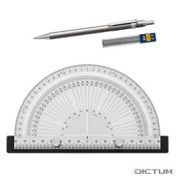 Règle à Tracer De Précision Avec Rapporteur D'angle Hattori