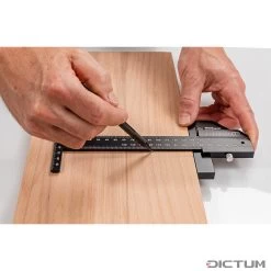 Pied à Coulisse à Tracer Woodraphic, 200 Mm -Atelier D'outillage 714684M 01 A WE 8 Woodraphic Anrei Messschieber WZ jpg