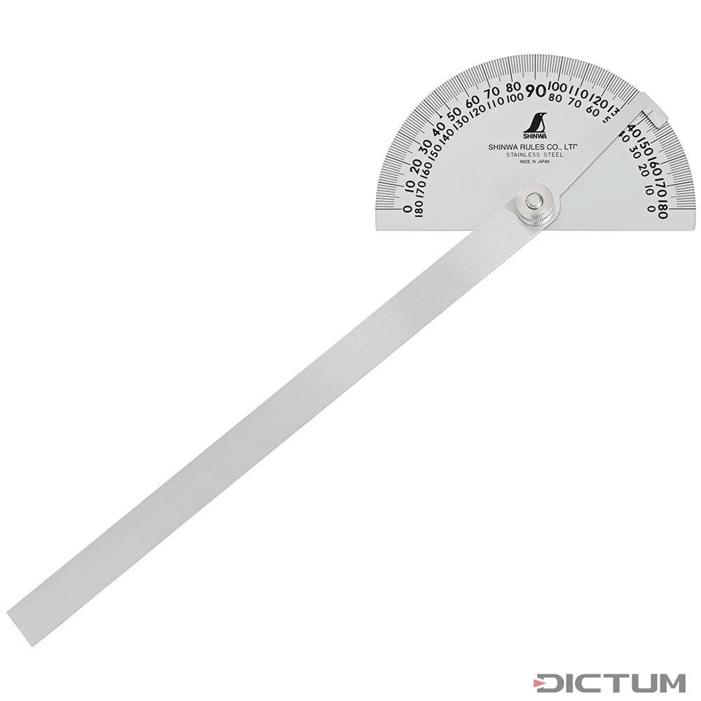 Rapporteur De Précision Shinwa, Envergure De L'échelle 120 Mm 3 Rapporteur De Précision Shinwa, Envergure De L'échelle 120 Mm