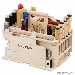Porte-outils DICTUM » Aménagement Int., Menuiserie « II, Garni, 43 Pièces -Atelier D'outillage 718846 02 P WE 8 DICTUM Werkzeugtr ger Schreinerei Innenausbau II best ckt 43 teilig WZ jpg