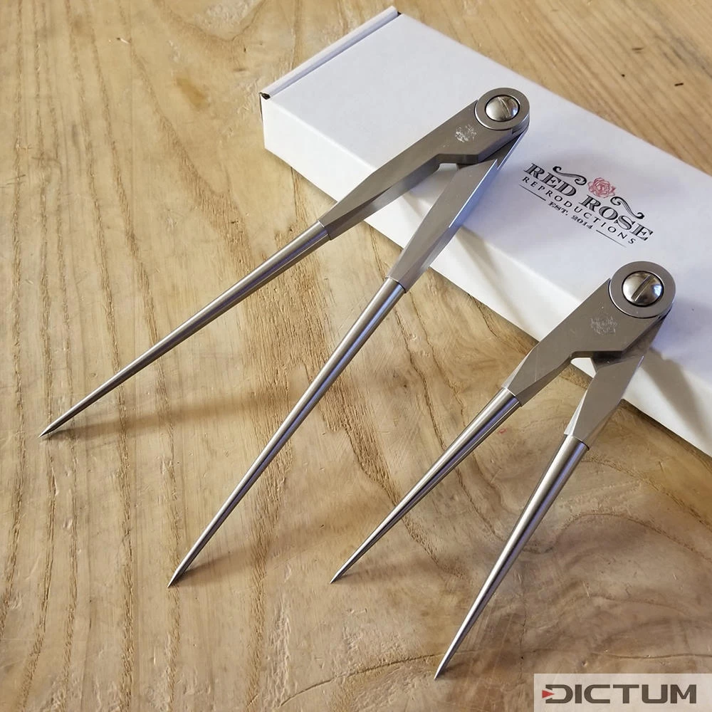 Compas à Pointes Red Rose Reproductions, Longueur Des Branches 127 Mm – Image 3