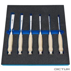 Module D'outils DICTUM, Ciseaux à Bois, 6 Pièces