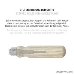 Lime Feuille Glardon / Vallorbe, Piqué 1, Poignée En Frêne -Atelier D'outillage Feilengriff Glardon Vallorbe Vogelzungenfeile WZ jpg c3